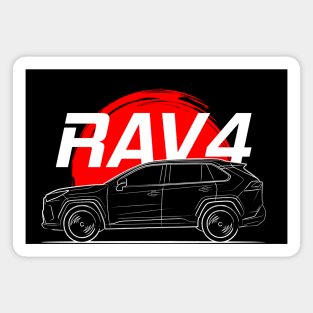 RAV4 SUV Minimalist Style Magnet